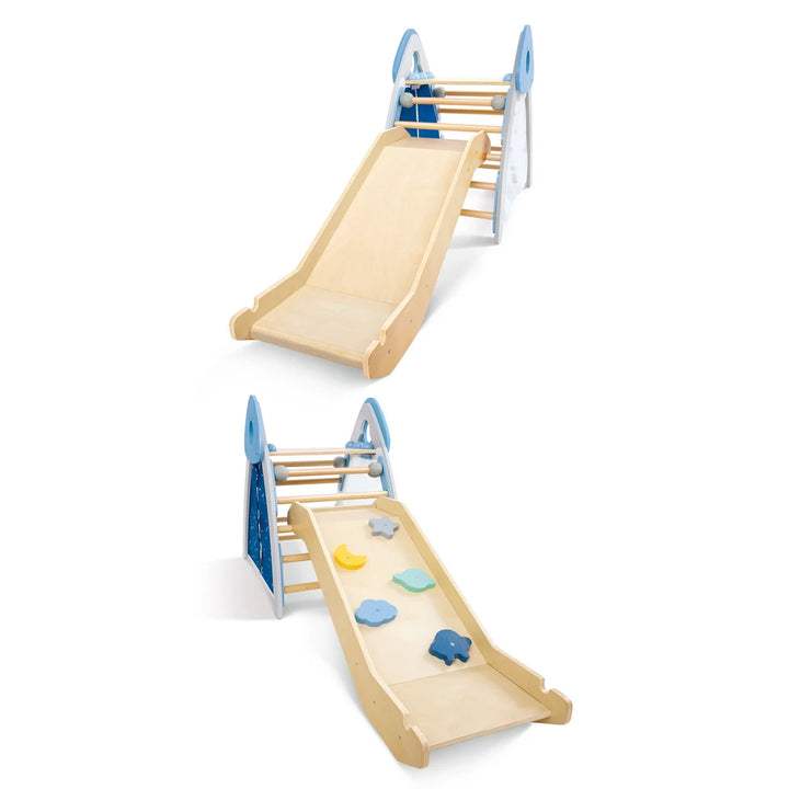 Hape 4 in1 Climb & Slide Gym Set