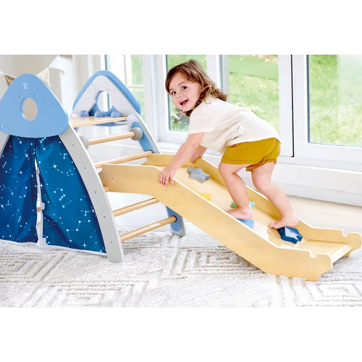 Hape 4 in1 Climb & Slide Gym Set