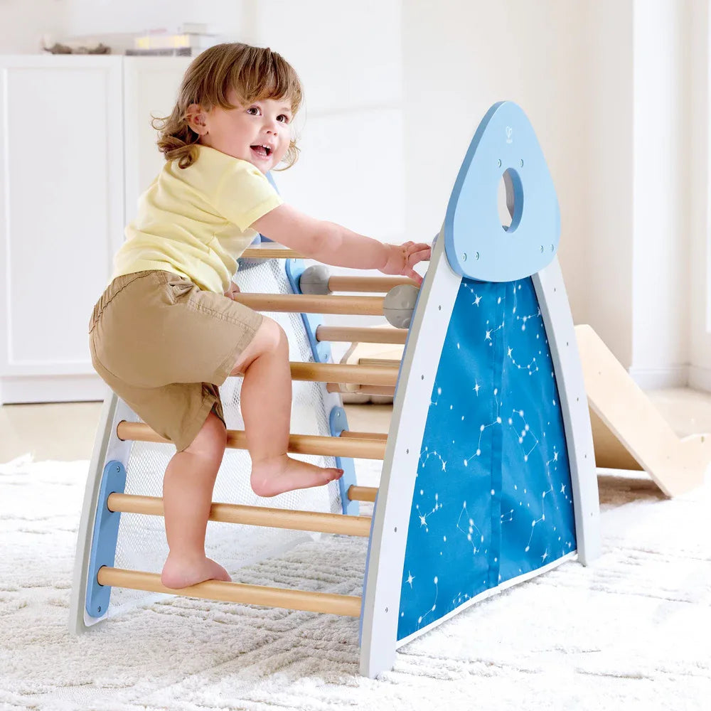 Hape 4 in1 Climb & Slide Gym Set