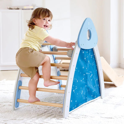 Hape 4 in1 Climb & Slide Gym Set