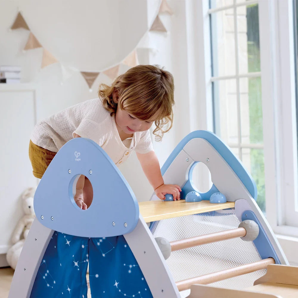 Hape 4 in1 Climb & Slide Gym Set