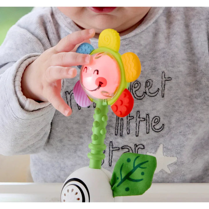Hape Shake & Sparkle Flower Rattle