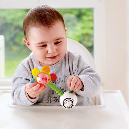 Hape Shake & Sparkle Flower Rattle