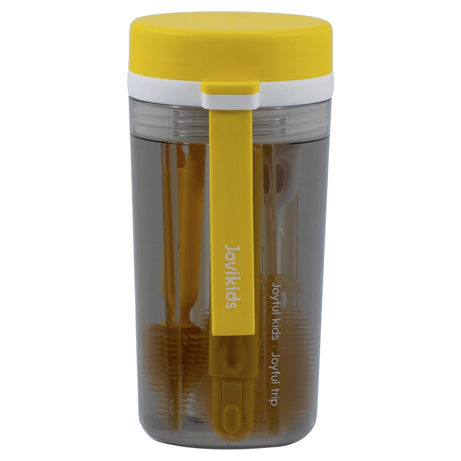 Jovikids Baby Bottle Cleaning Brush Set (Yellow)