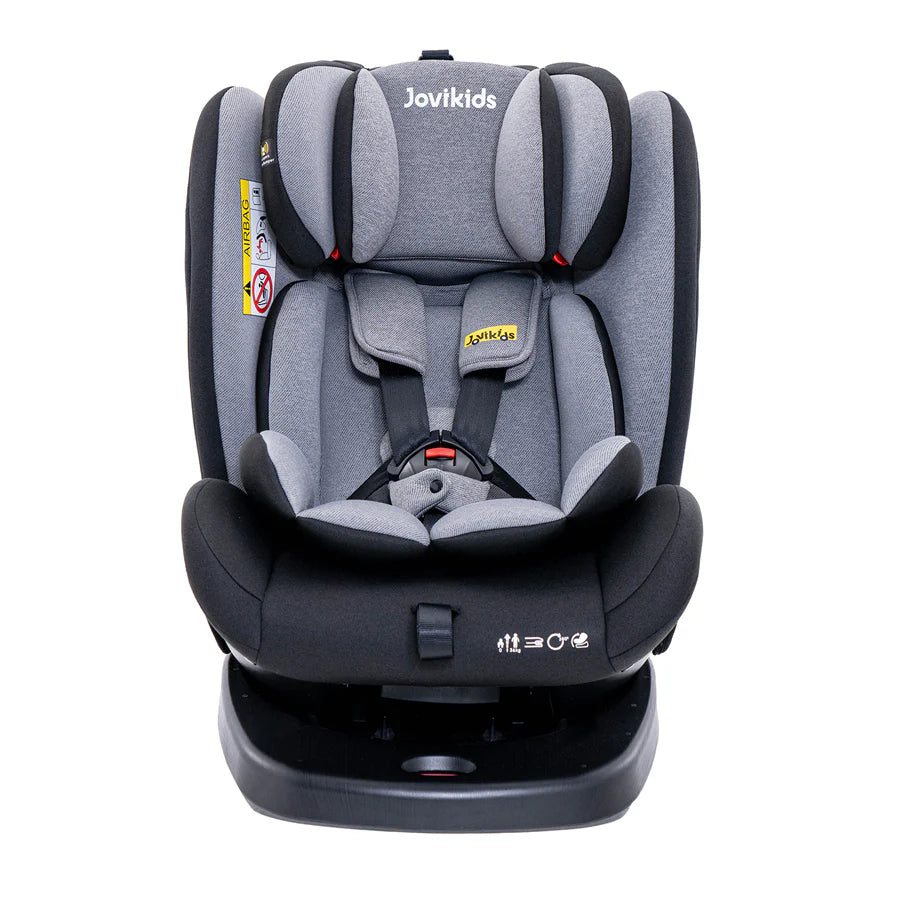 مقعد سيارة Jovikids Angel ISOFIX دوار 360° مجموعة 0/1/2/3 (أسود) مقعد سيارة Jovikids Angel ISOFIX دوار 360° مجموعة 0/1/2/3 (أسود)