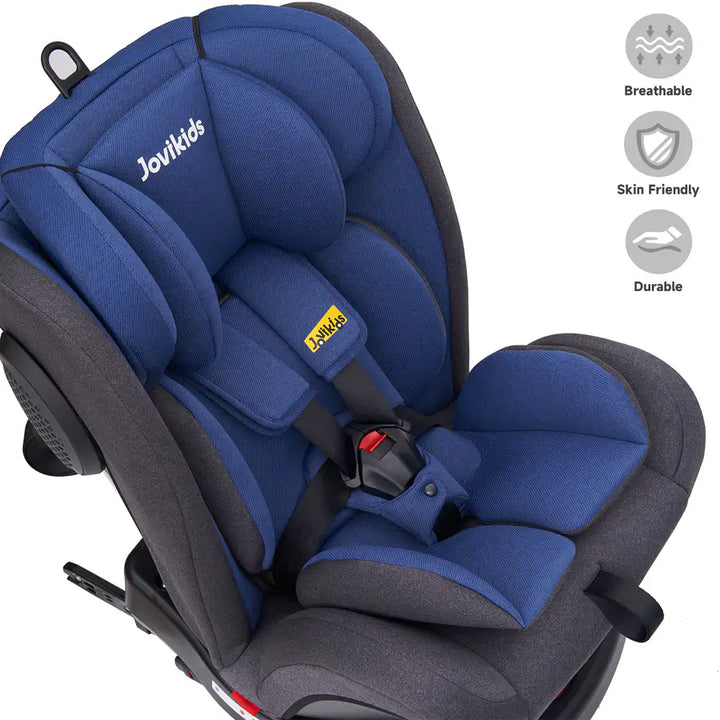 Jovikids Angel ISOFIX Rotating Carseat 360° Group 0/1/2/3 (Blue)