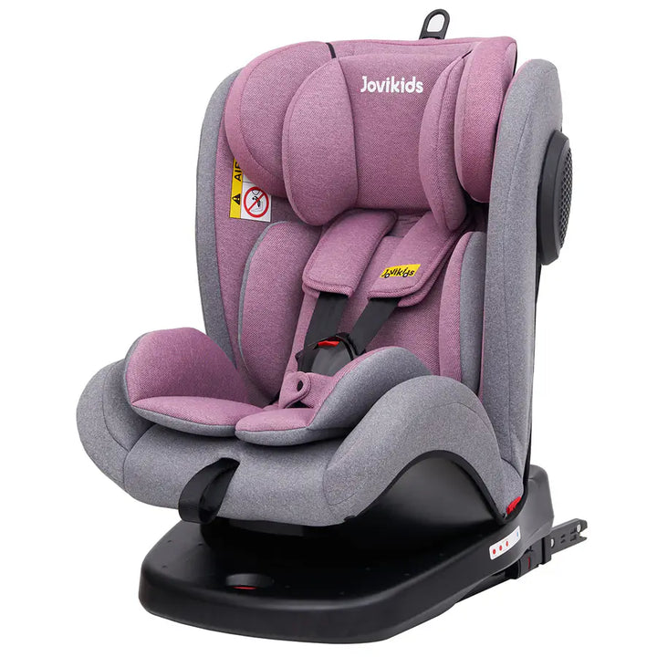 Jovikids Angel ISOFIX Rotating Carseat 360° Group 0/1/2/3 (Pink)