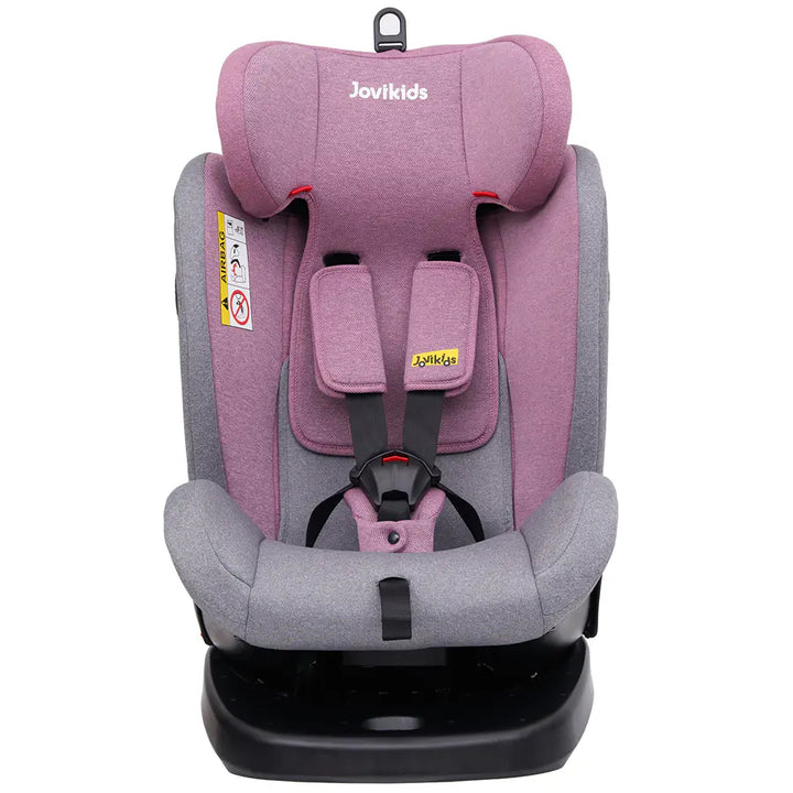 Jovikids Angel ISOFIX Rotating Carseat 360° Group 0/1/2/3 (Pink)