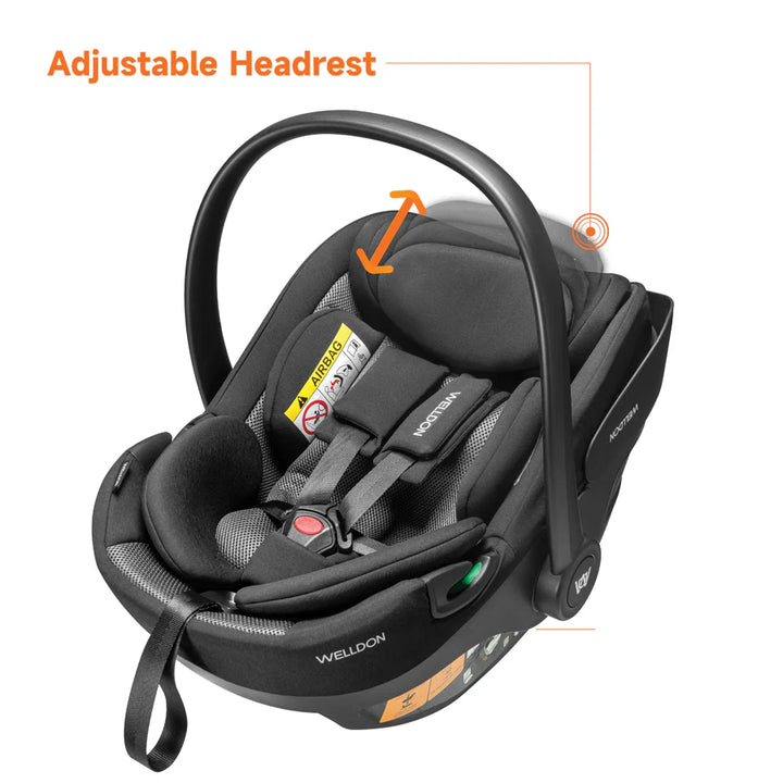 Welldon Crown 2 iSize Infant Car Seat / Ebony