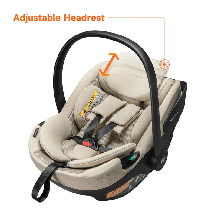 Welldon Crown 2- iSize Infant Car Seat / Sahara