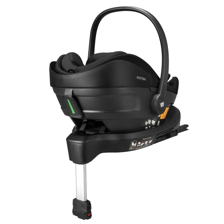 Welldon Crown 2- iSize Infant Car Seat Base and Supporting leg (Black)