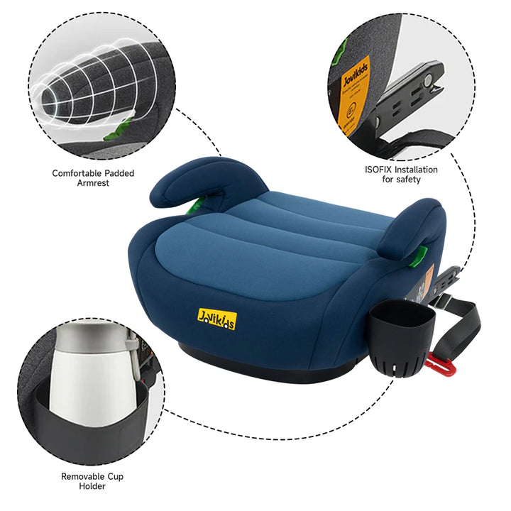 Jovikids Ohho+ I-Size Booster Car Seat ISOFIX (Blue)