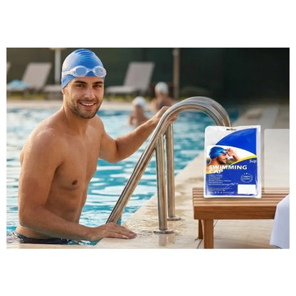 Supreme Sports Silicone Swim Cap for Adults