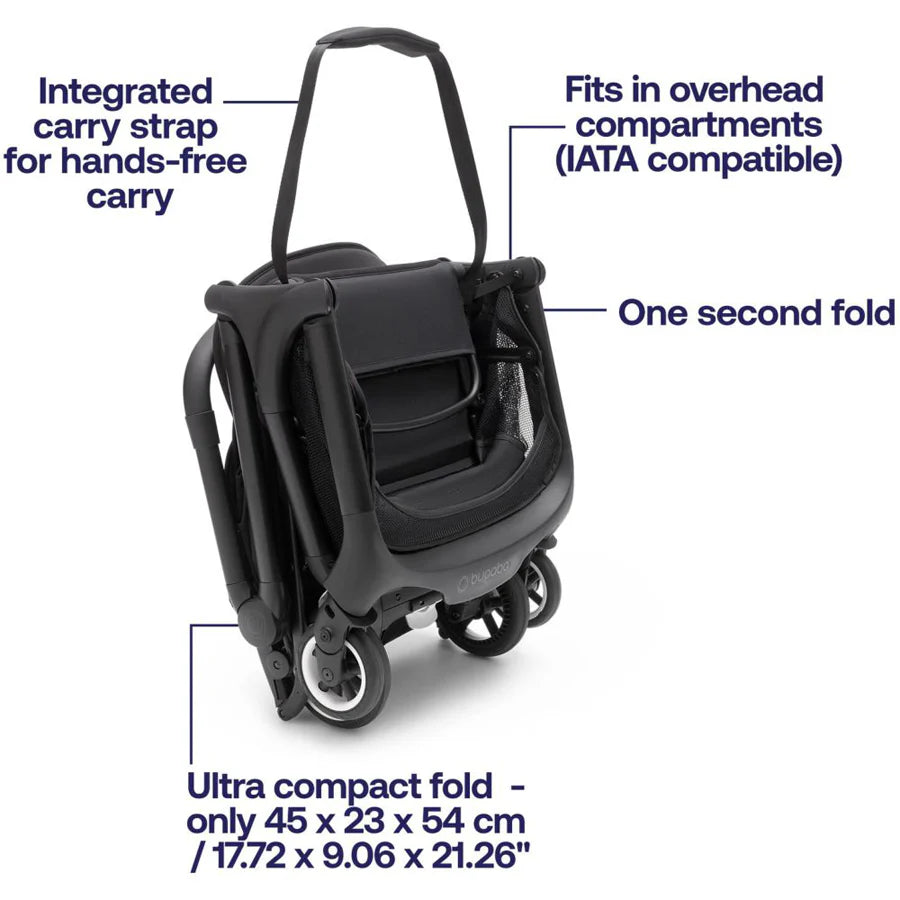 Bugaboo Butterfly Complete Stroller (Black-Midnight Black)