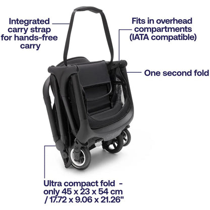 Bugaboo Butterfly Complete Stroller (Black-Midnight Black)