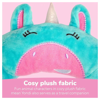Trunki Travel Neck Pillow Includes Grip for Comforter (Blue)