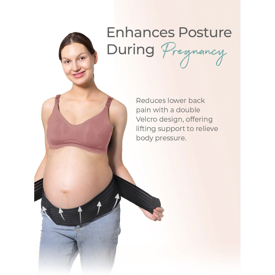 MOOIMOM Bamboo Maternity Support Belt (Black) MOOIMOM Bamboo Maternity Support Belt (Black)