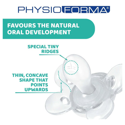 Chicco PhysioForma® Comfort Silicone Soother 2-6m (Pink)