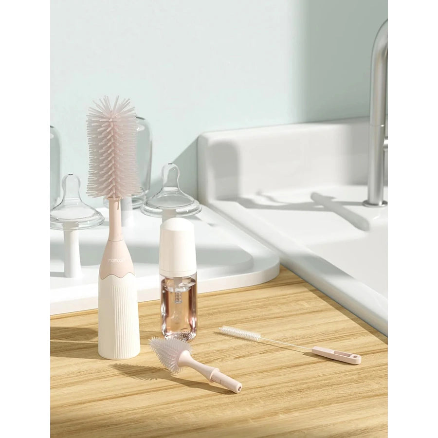 Momcozy Bottle Brush Kit-Press Bubble Style (Pink)