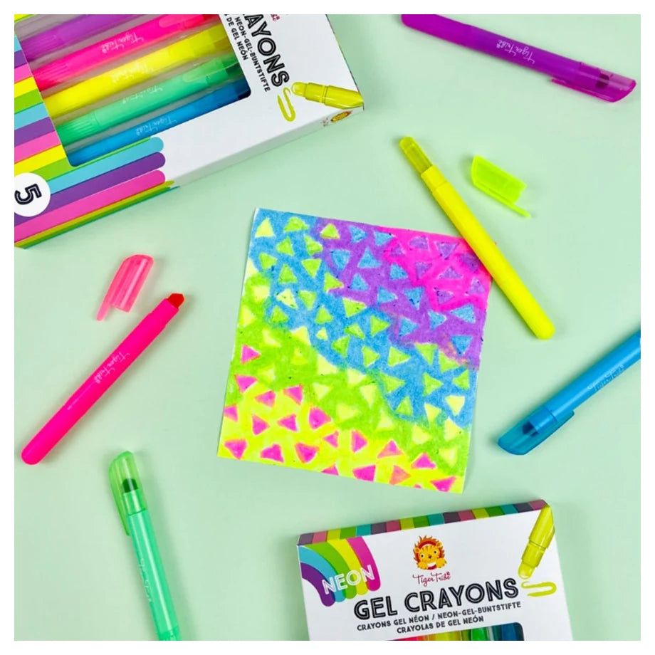 Tiger Tribe Neon Gel Crayons