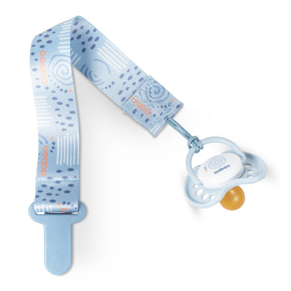 Baboo Baby Pacifier Clip (Blue Haze)