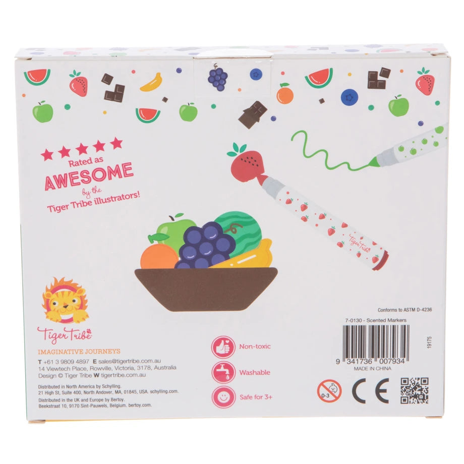 Tiger Tribe Fruity Scented Coloured Markers