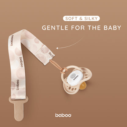 Baboo Baby Pacifier Clip (Au Naturale)