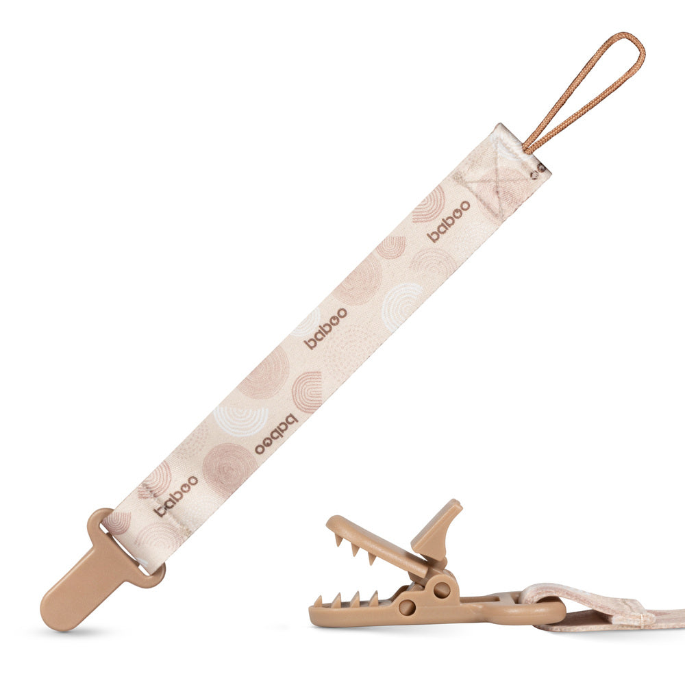 Baboo Baby Pacifier Clip (Au Naturale)