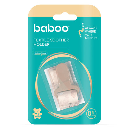 Baboo Baby Pacifier Clip (Au Naturale)