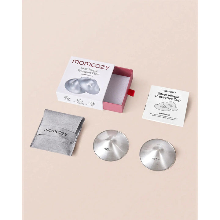 Momcozy 999 Silver Nursing Cups-45m Regular