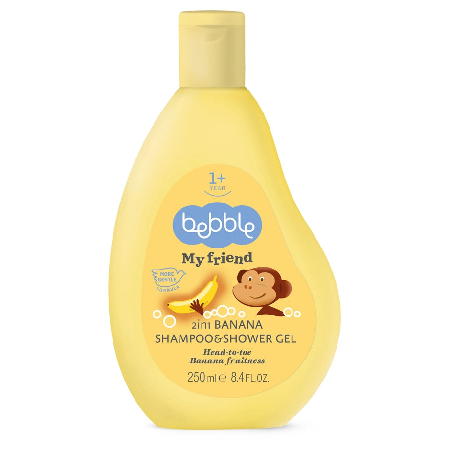 Bebble Myfriend 2In1  Banana Shampoo & Shower Gel 250 Ml