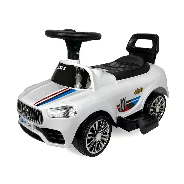 Benz Tolo Car with Light & Sound (White)