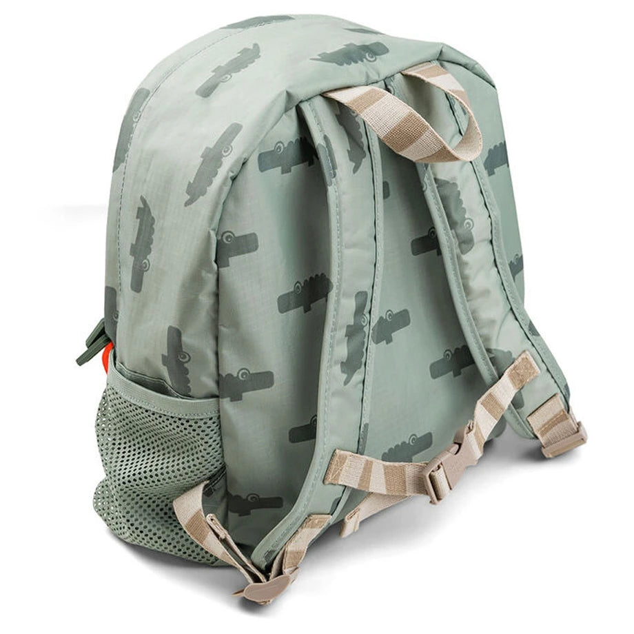 Done By Deer Kids Backpack Croco Green (Green)