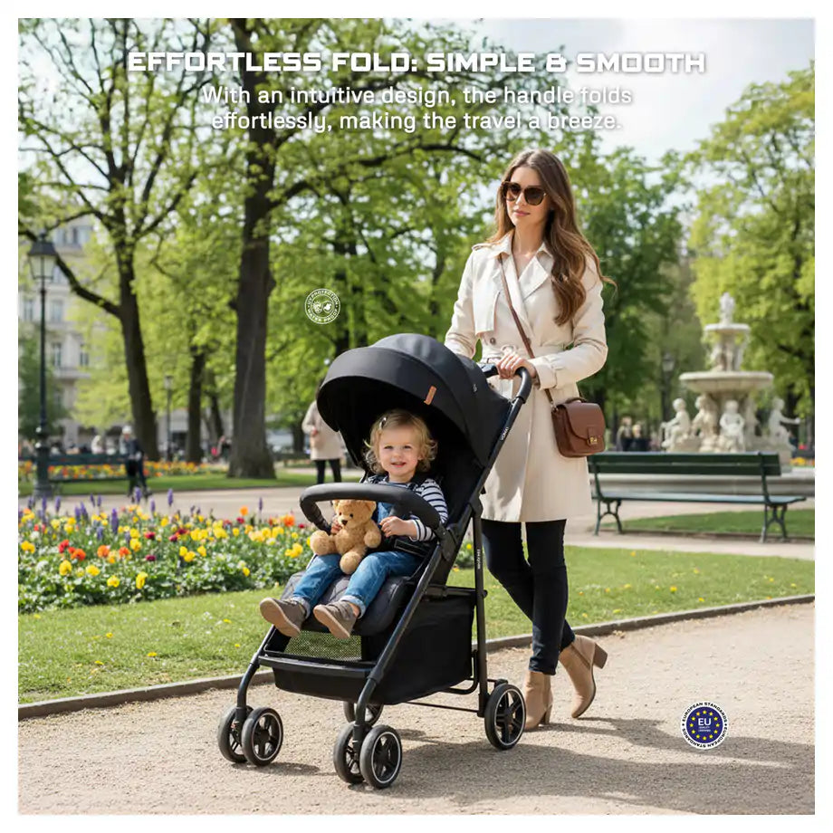 Neobreez Vomx1 Ultra Lightweight Stroller Compact & Quick-Fold Baby Travel Pushchair With Waterproof Upf 50+ Canopy