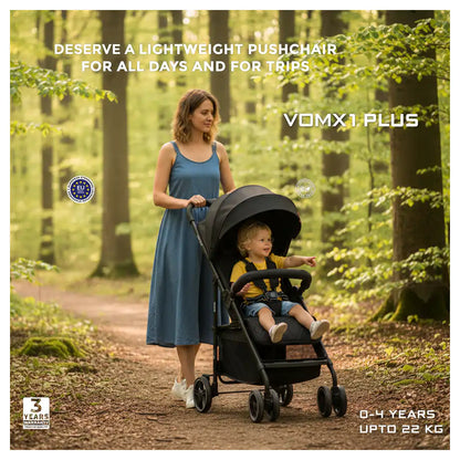 Neobreez Vomx1 Plus 2-In-1 Travel System Stroller Compact & Quick-Fold Baby Travel Pushchair With Waterproof Upf 50+ Canopy