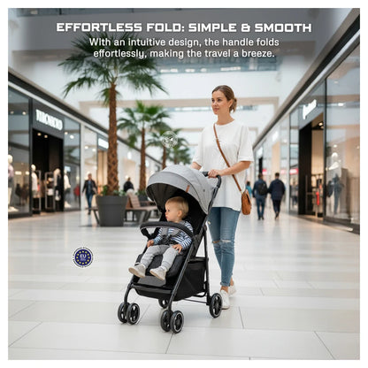 Neobreez Vomx1 Ultra Lightweight Stroller (Medium Gray)