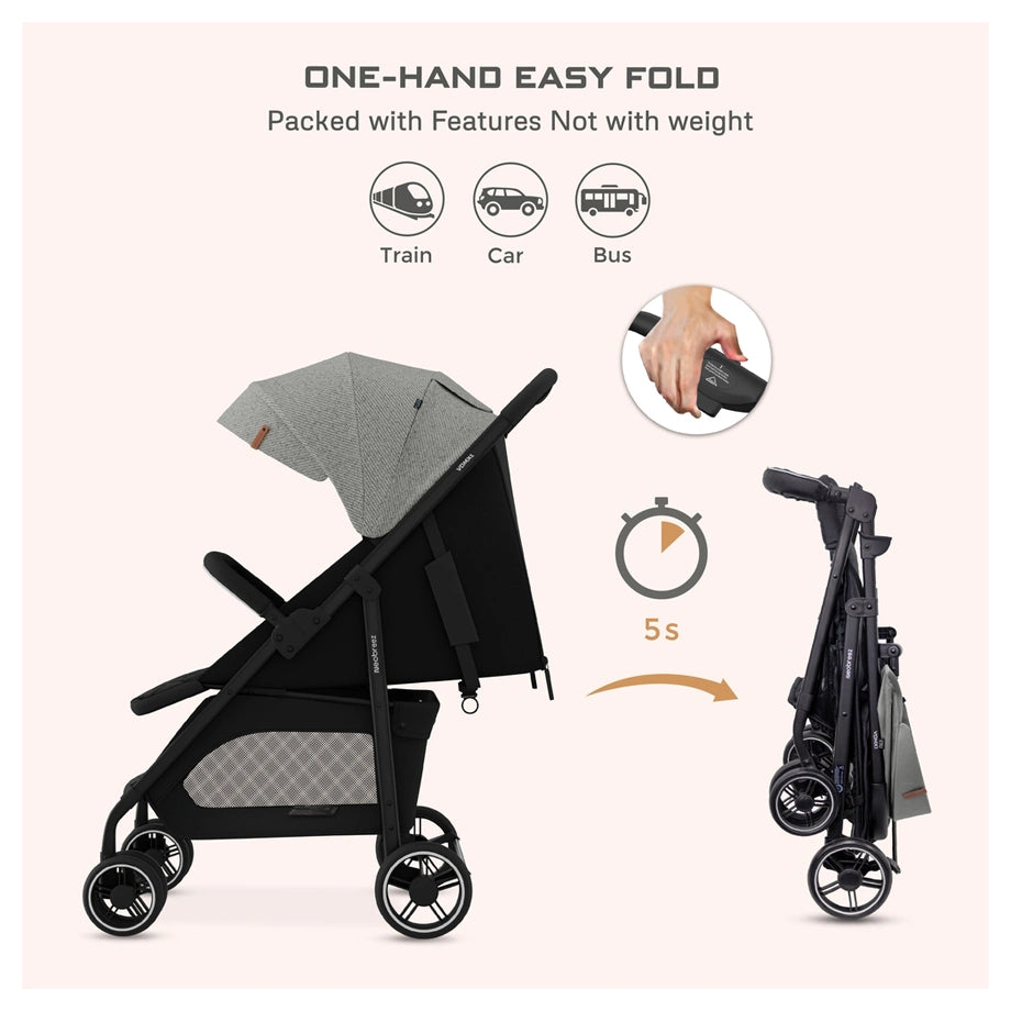 Neobreez Vomx1 Ultra Lightweight Stroller (Medium Gray)
