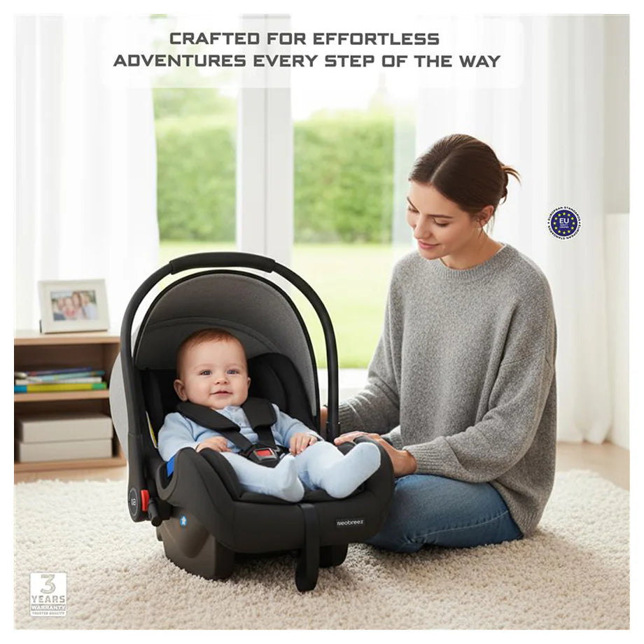 Neobreez Vomx1 Plus 2-In-1 Travel System Stroller Compact Quick-Fold, Upf 50+ Canopy