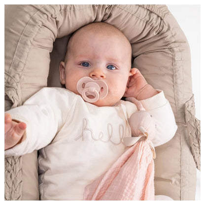 Elodie Hooded Towel (Powder Pink)