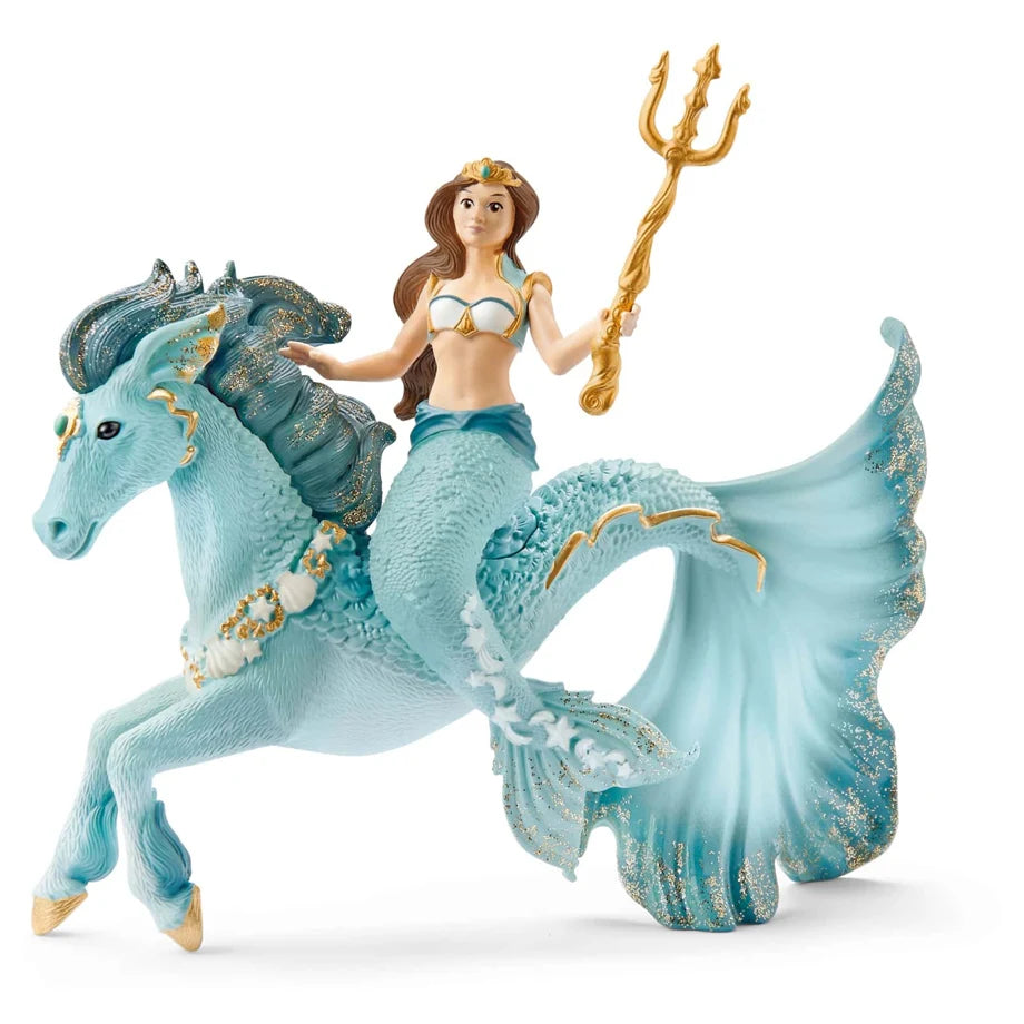 Schleich Mermaid Eyela on Underwater Horse
