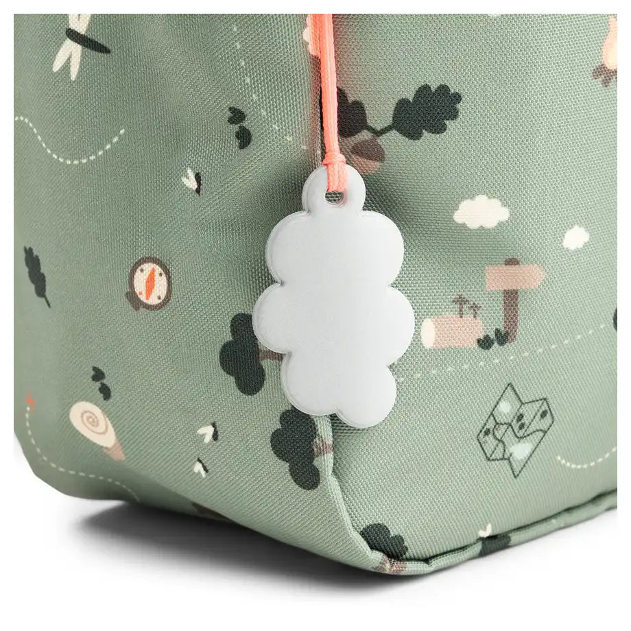 Done By Deer Kids Backpack Tiny Trails (Green, 7.5 L)