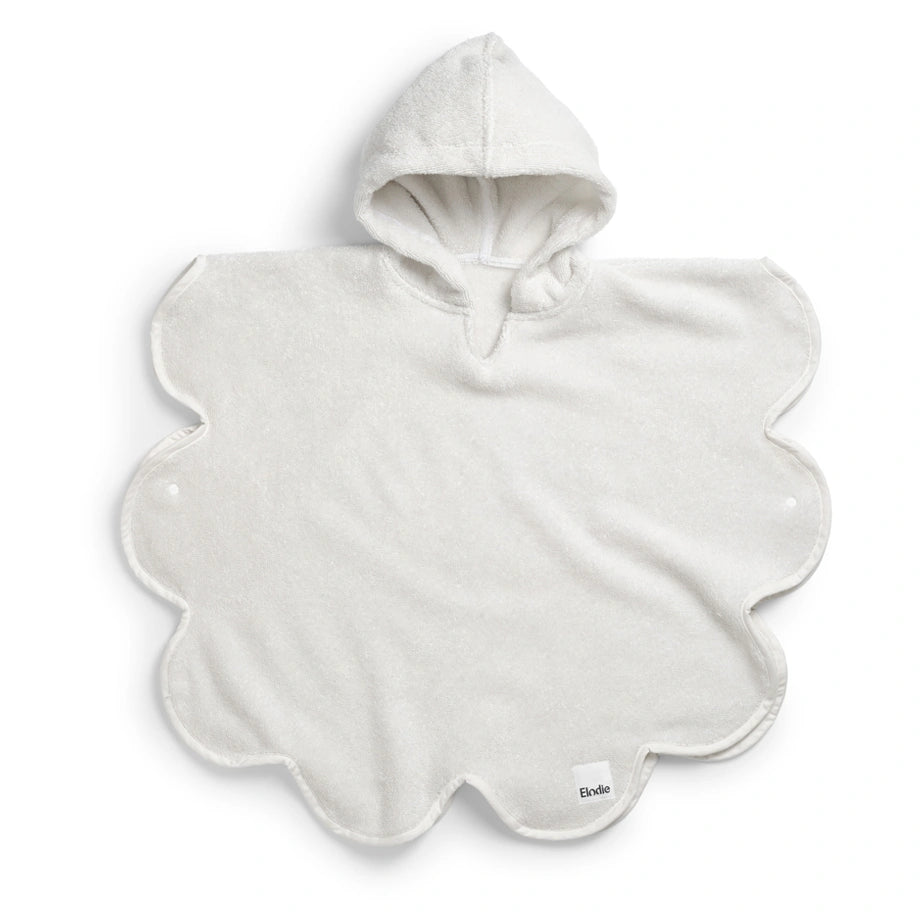Elodie Bath Poncho (Vanilla White)