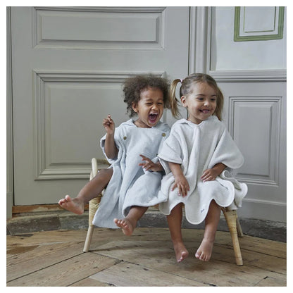 Elodie Bath Poncho (Vanilla White)