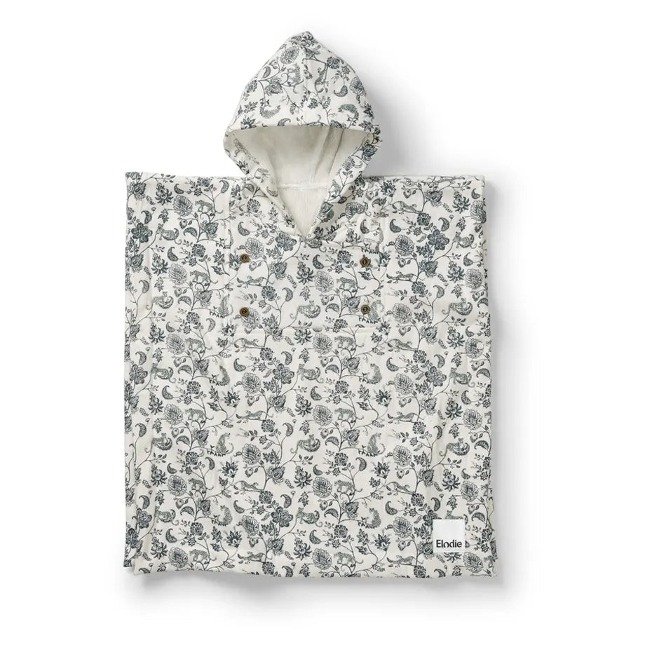 Elodie Bath Poncho (Garden Leo Toile)