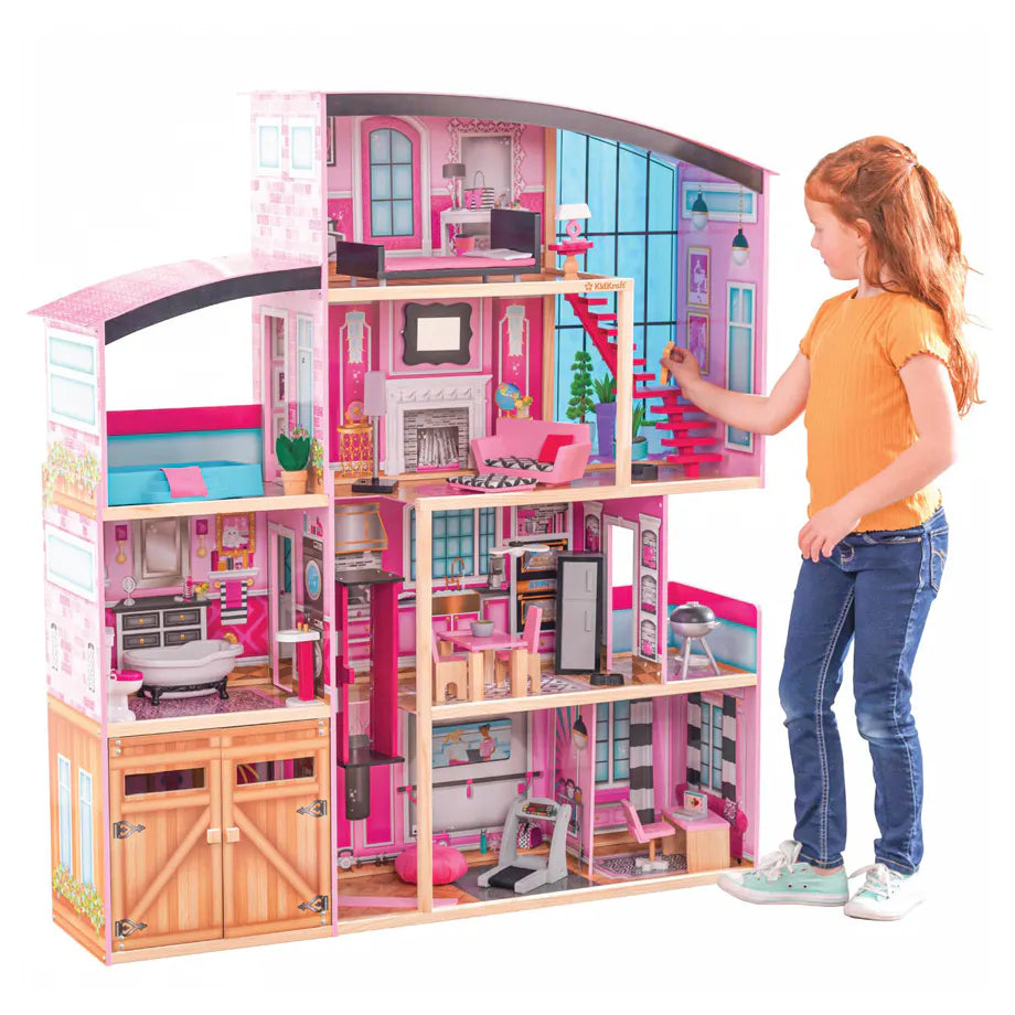 KidKraft Shimmer Mansion Dollhouse KidKraft Shimmer Mansion Dollhouse