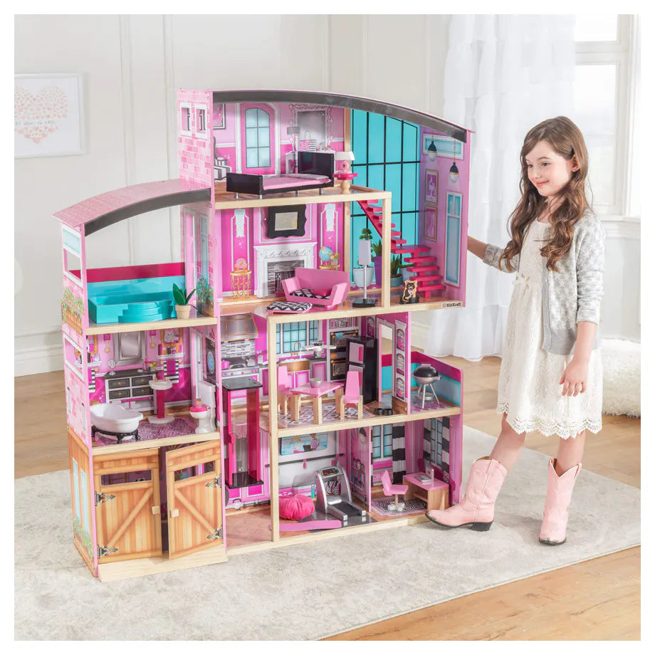 KidKraft Shimmer Mansion Dollhouse KidKraft Shimmer Mansion Dollhouse