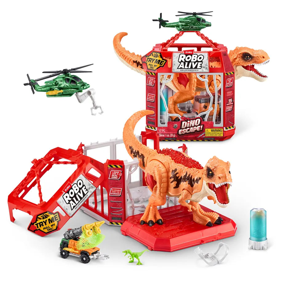 ZURU Robo Alive Dino Escape Series 1 Dino Playset (4Pcs)