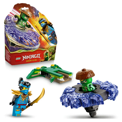 LEGO NINJAGO Nya vs. Mutation Monster Spinner 71849 Building Toy Set (49 Pieces)