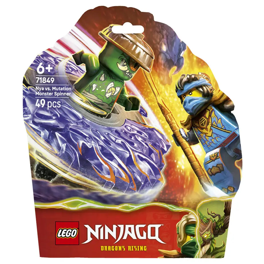 LEGO NINJAGO Nya vs. Mutation Monster Spinner 71849 Building Toy Set (49 Pieces)