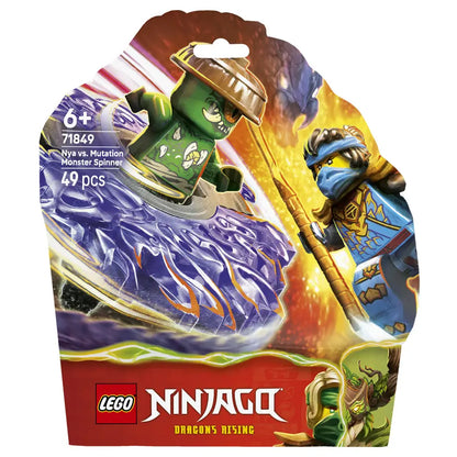 LEGO NINJAGO Nya vs. Mutation Monster Spinner 71849 Building Toy Set (49 Pieces)